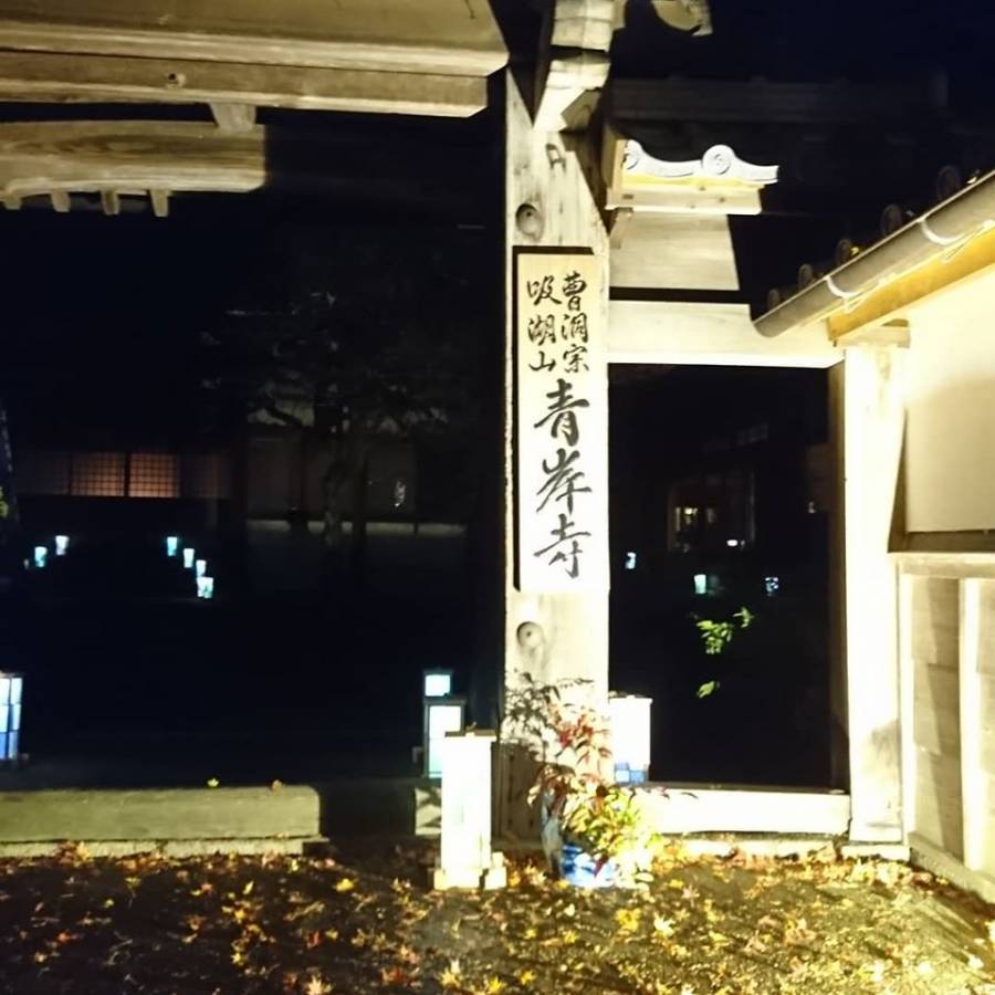 |彦根お天気ブログ| 青岸寺ライトアップへ行ってきました！12/15まで開催中！