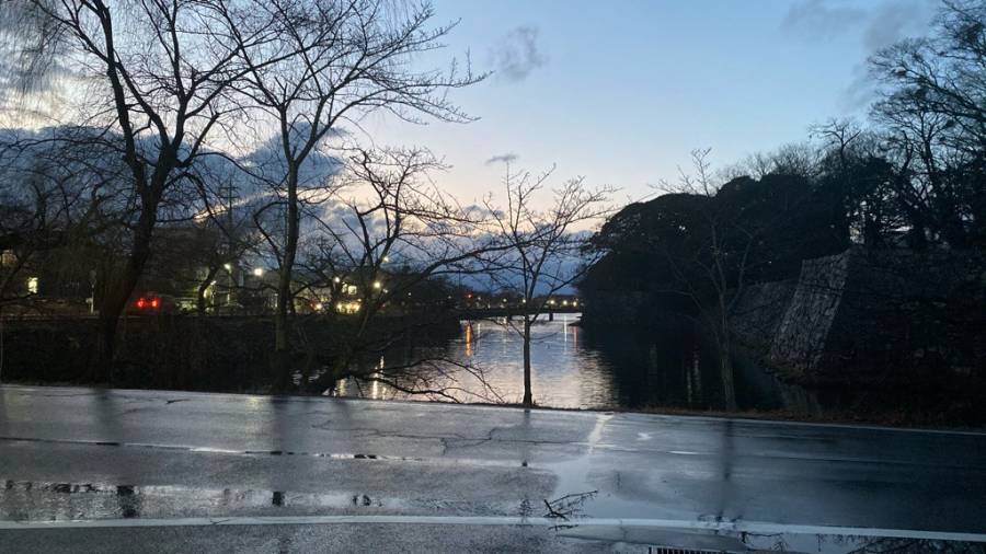 雨あがりの光景