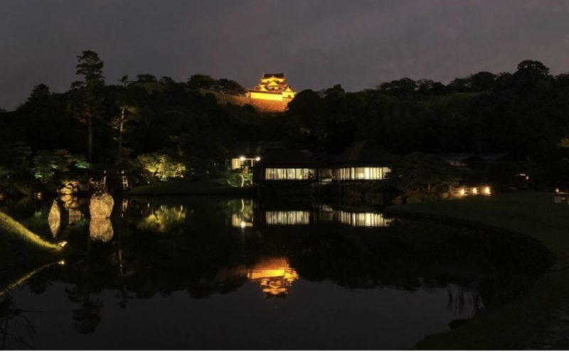 【10日間限定】国宝彦根城　玄宮園「観月の夕べ」入場券付き！ご夕食は近江牛会席ー１泊２食付ー