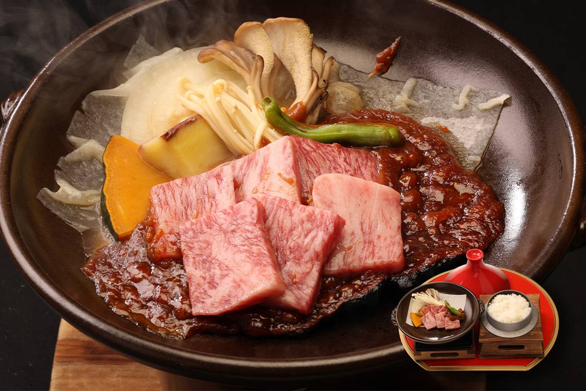 近江牛サーロイン味噌焼き【おばんざいビュッフェ・ドリンクつき】