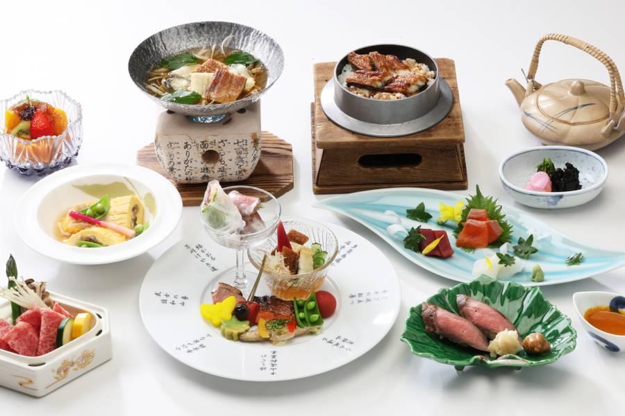 近江牛と三河産鰻の特別会席