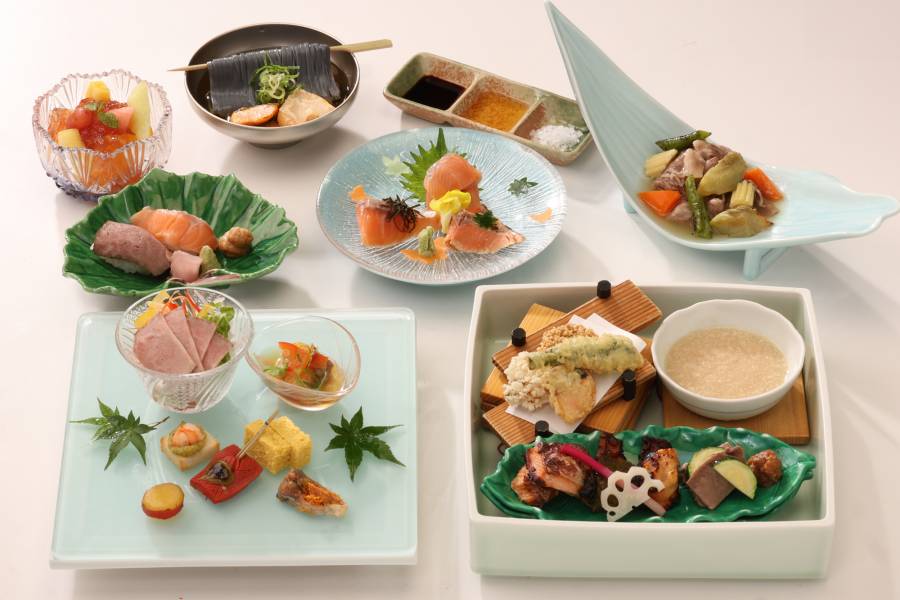 ビワマスと近江牛御膳